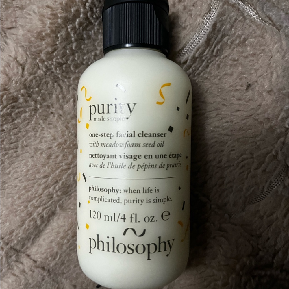 Once a day facial cleanser